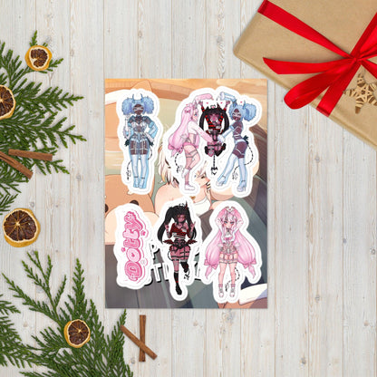 'Las Princesas' Sticker sheet - DippinDotty