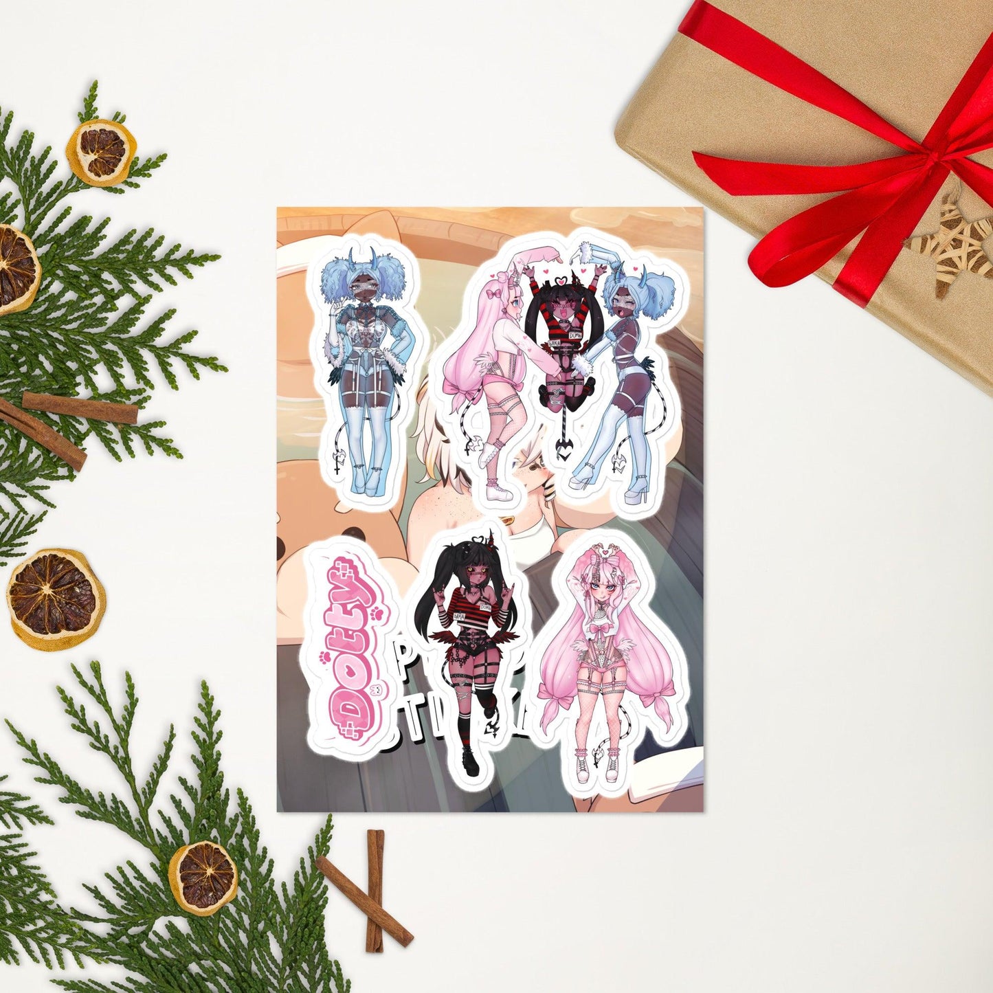 'Las Princesas' Sticker sheet - DippinDotty