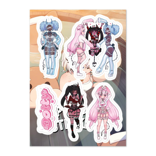 'Las Princesas' Sticker sheet - DippinDotty