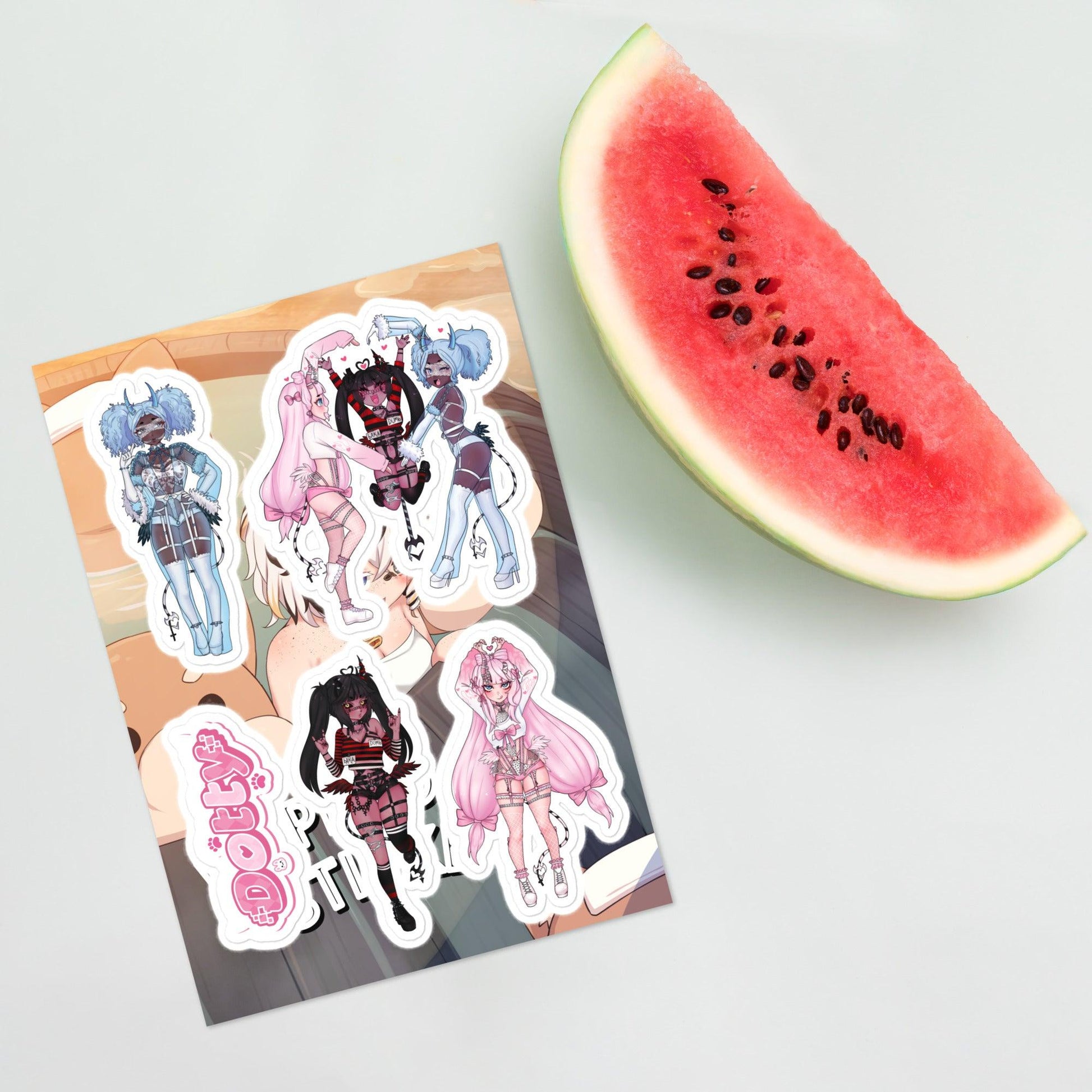 'Las Princesas' Sticker sheet - DippinDotty