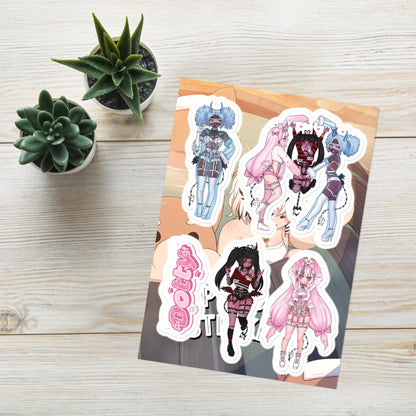 'Las Princesas' Sticker sheet - DippinDotty