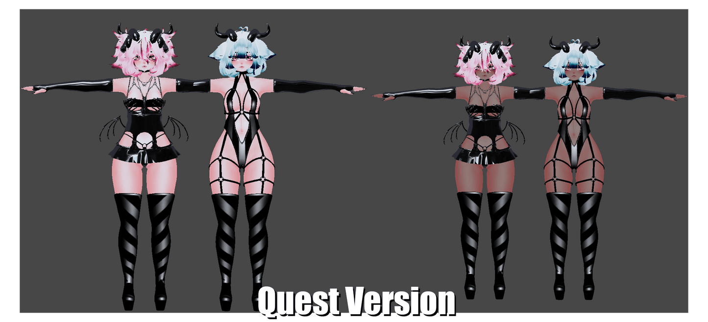 ╭┈ヾLust, The Multi-Demon Hybrid 💋 | Personal License Only | PC + QUEST + OPT - DippinDotty