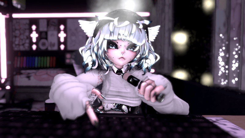 ╭┈ヾFuku, The E-Girl Owl 🦉 | Personal License Only | PC + QUEST - DippinDotty