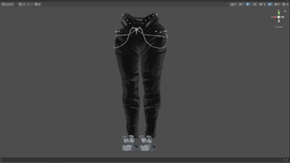 ╭┈ヾ Goth Pants❌[Outfit Asset]