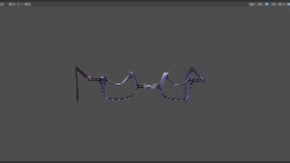 ╭┈ヾCute Glasses👁️ [Head Asset]