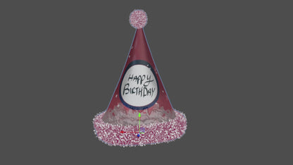 ╭┈ヾBirthday Hat 🎉[Hat Asset]