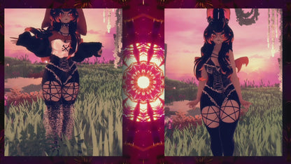 ╭┈ヾHell Hex 𓆩𓁺𓆪 [Batty Outfit DLC]