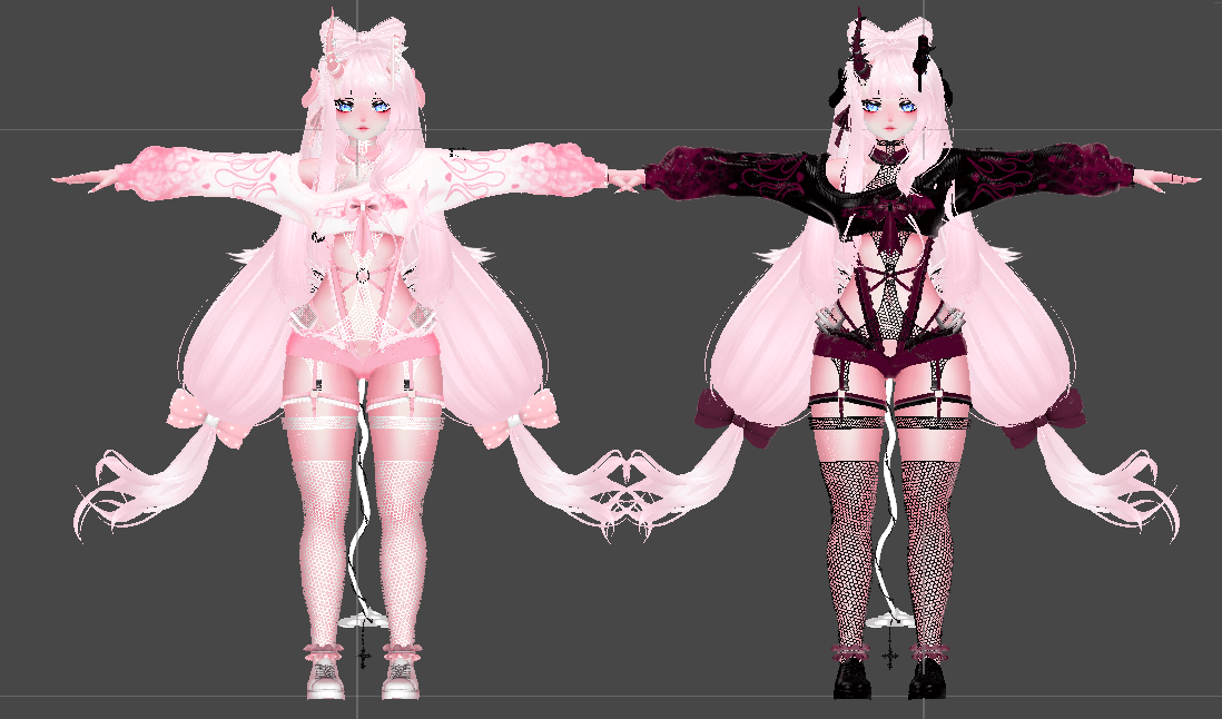 ╭┈ヾPrincesa Flora, The Pastel Demon🌸👑| Personal License Only | PC + QUEST - DippinDotty